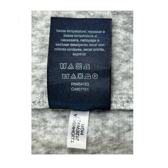 NWT Tommy Hilfiger Women’s Zip Up Hooded Cardigan, Gray or Off White Sz Lg - Picture 2 of 16